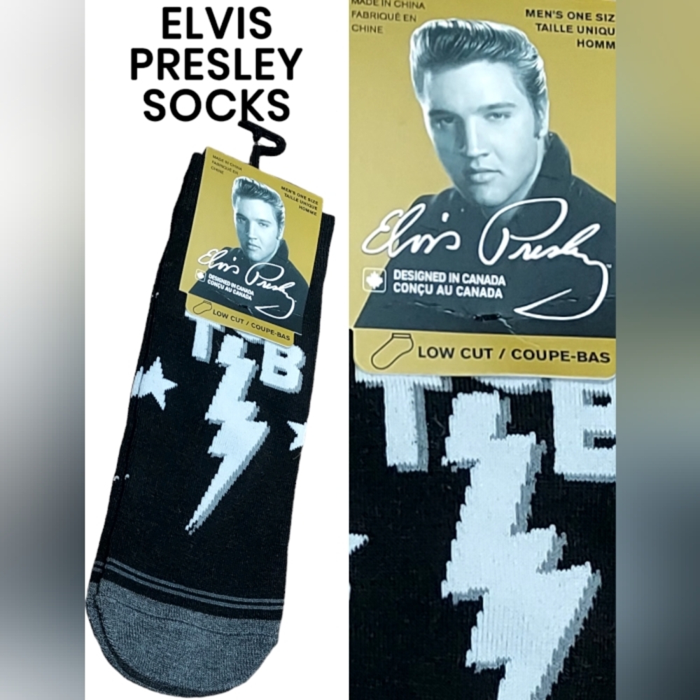 Elvis Presley low-cut socks